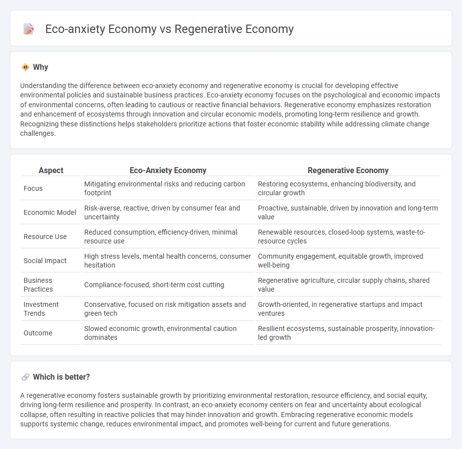 Eco-Anxiety Economy vs Regenerative Economy in Economy