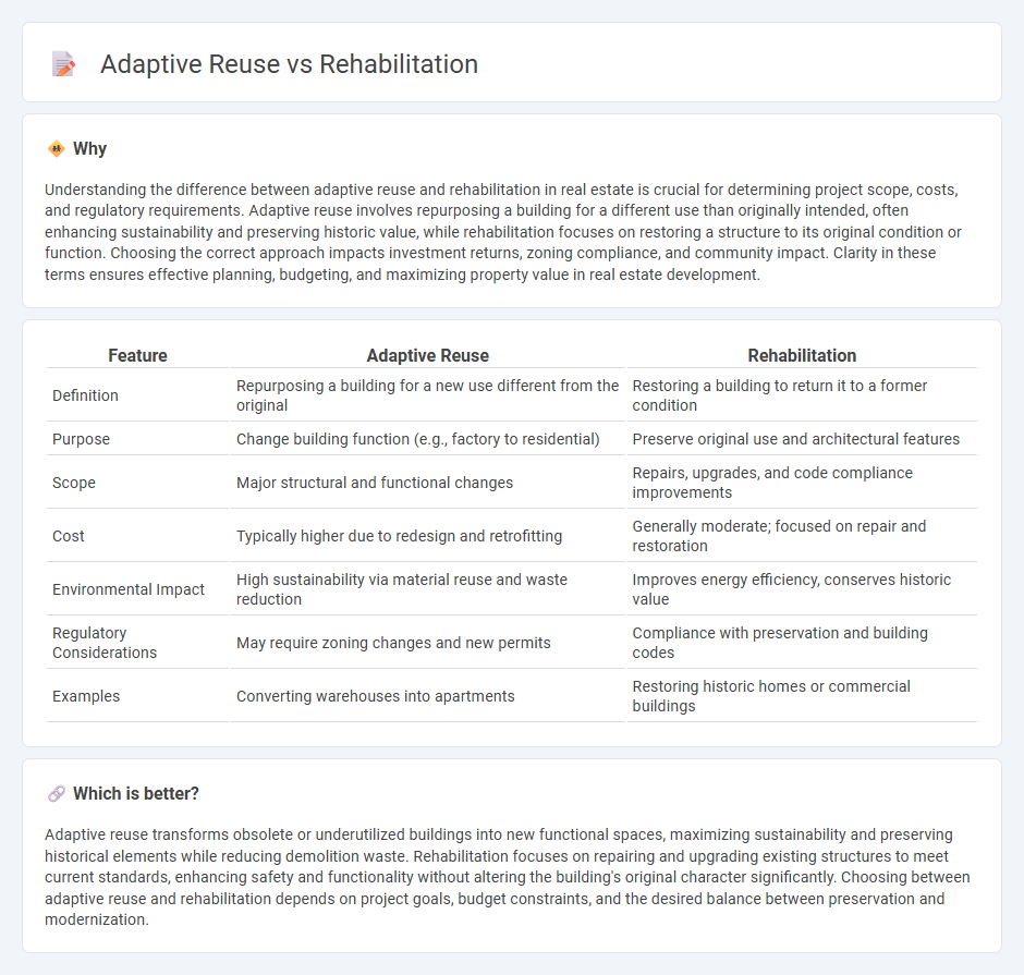 Adaptive Reuse vs Rehabilitation in Real Estate
