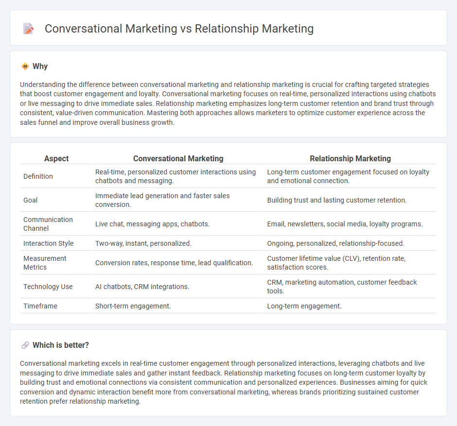 Conversational Marketing vs Relationship Marketing in Marketing