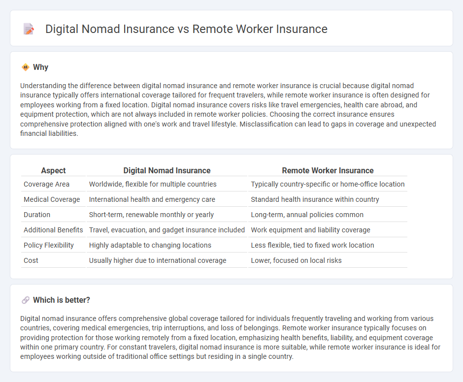 Digital Nomad Insurance vs Remote Worker Insurance in Insurance