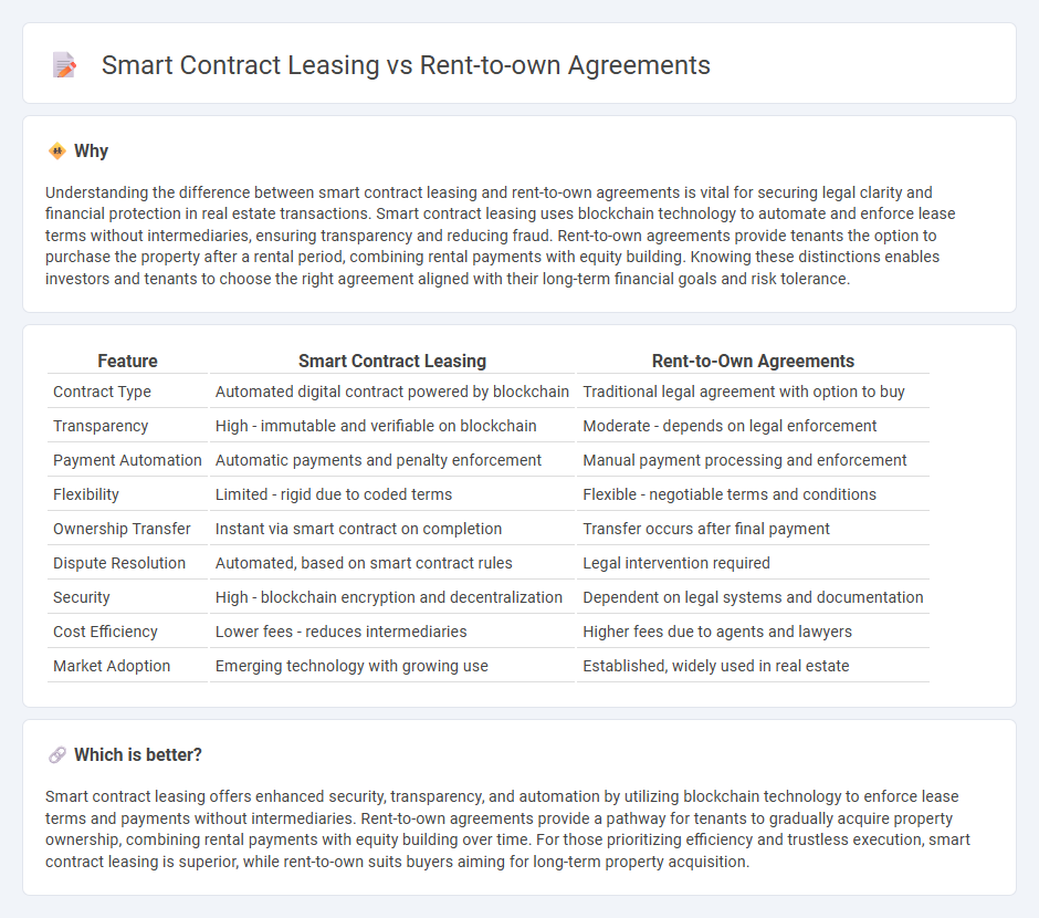 Smart Contract Leasing vs Rent-To-Own Agreements in Real Estate