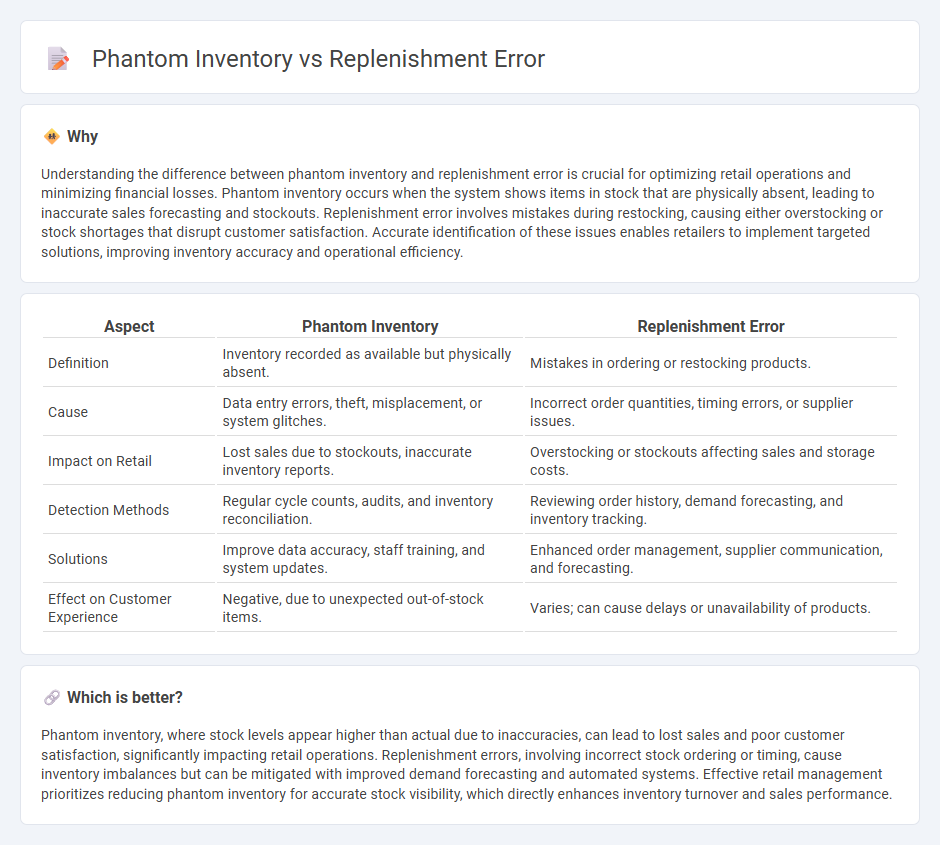 Phantom Inventory vs Replenishment Error in Retail
