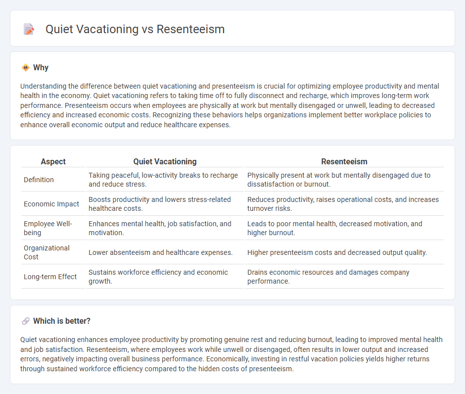 Quiet Vacationing vs Resenteeism in Economy