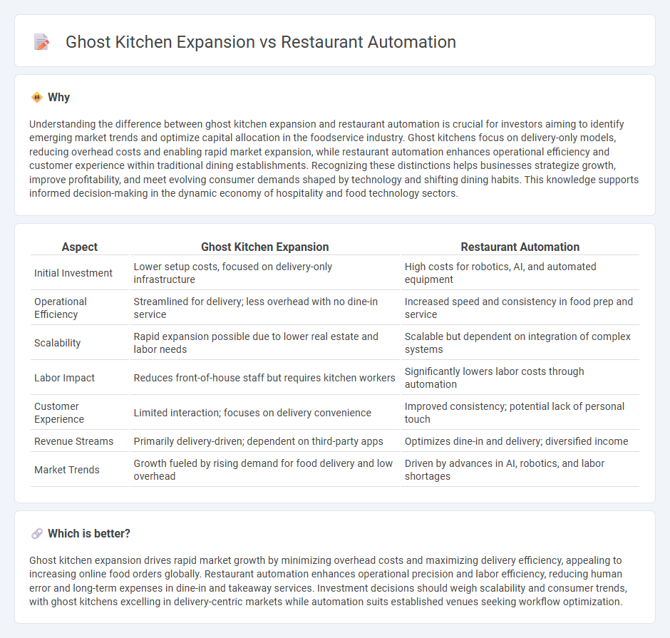 Ghost Kitchen Expansion vs Restaurant Automation in Economy