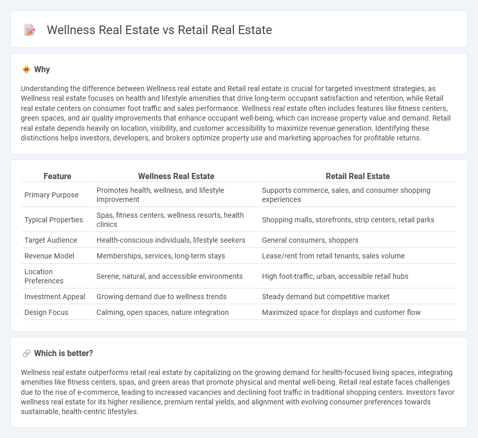 Wellness Real Estate vs Retail Real Estate in Real Estate