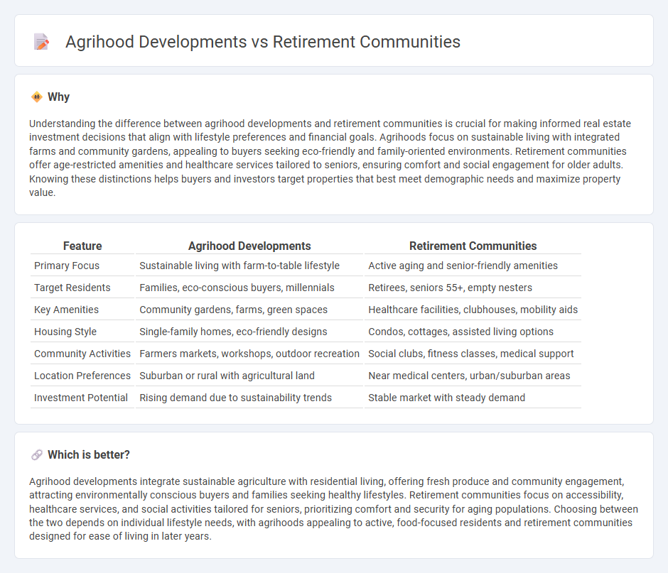 Agrihood Developments vs Retirement Communities in Real Estate