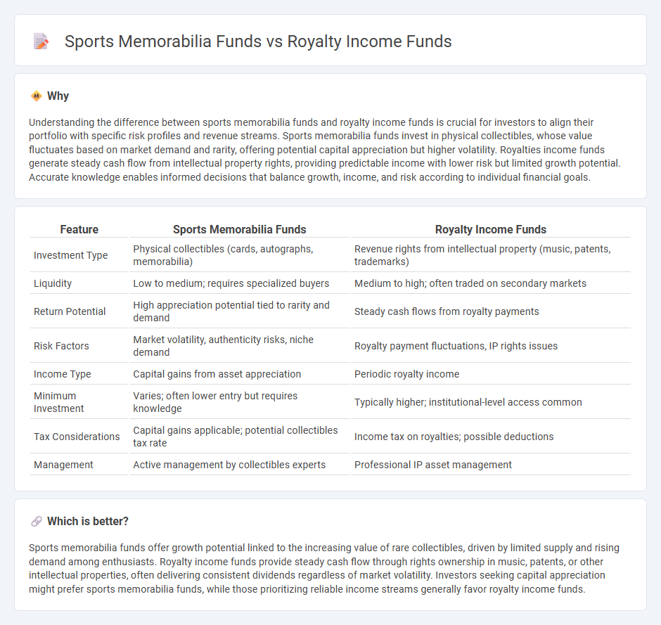 Sports Memorabilia Funds vs Royalty Income Funds in Investment