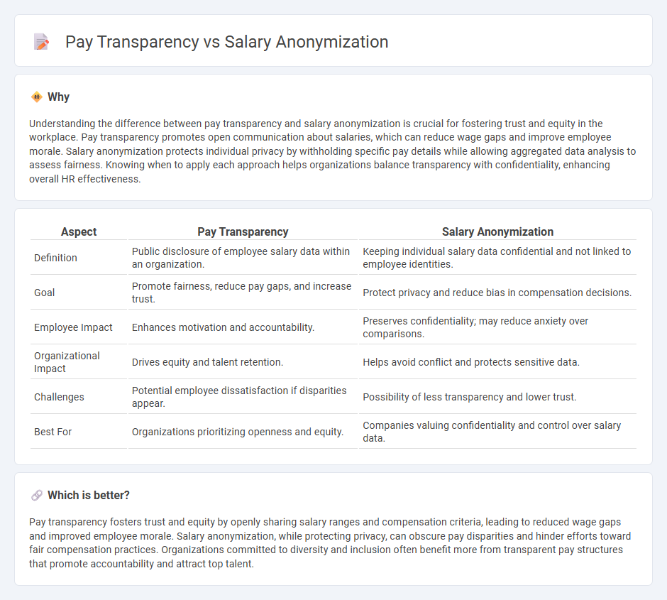 Pay Transparency vs Salary Anonymization in Human Resources