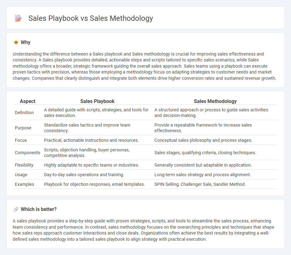 Sales Playbook vs Sales Methodology in Sales