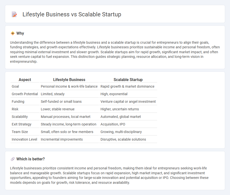 Lifestyle Business vs Scalable Startup in Entrepreneurship