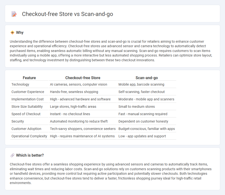 Checkout-Free Store vs Scan-And-Go in Retail