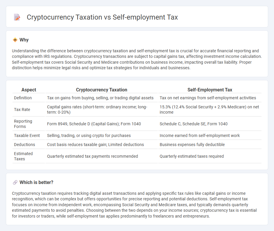 Cryptocurrency Taxation vs Self-Employment Tax in Accounting