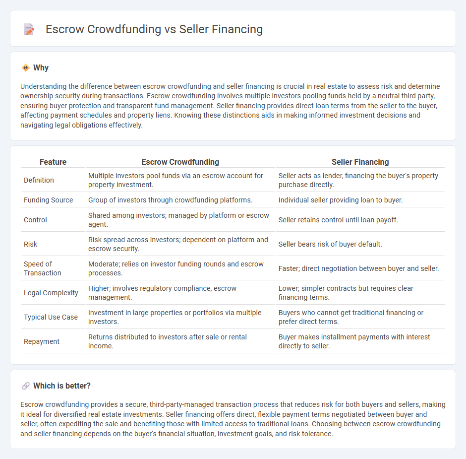 Escrow Crowdfunding vs Seller Financing in Real Estate