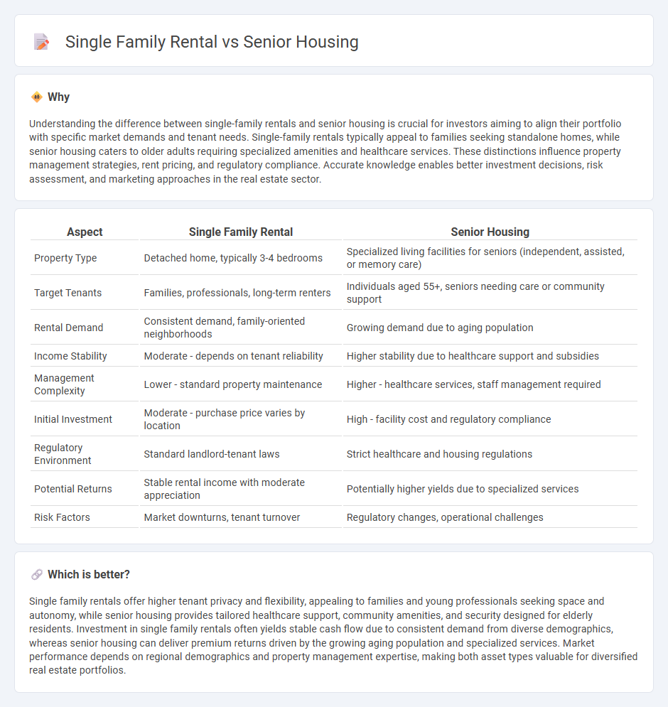 Single Family Rental vs Senior Housing in Real Estate