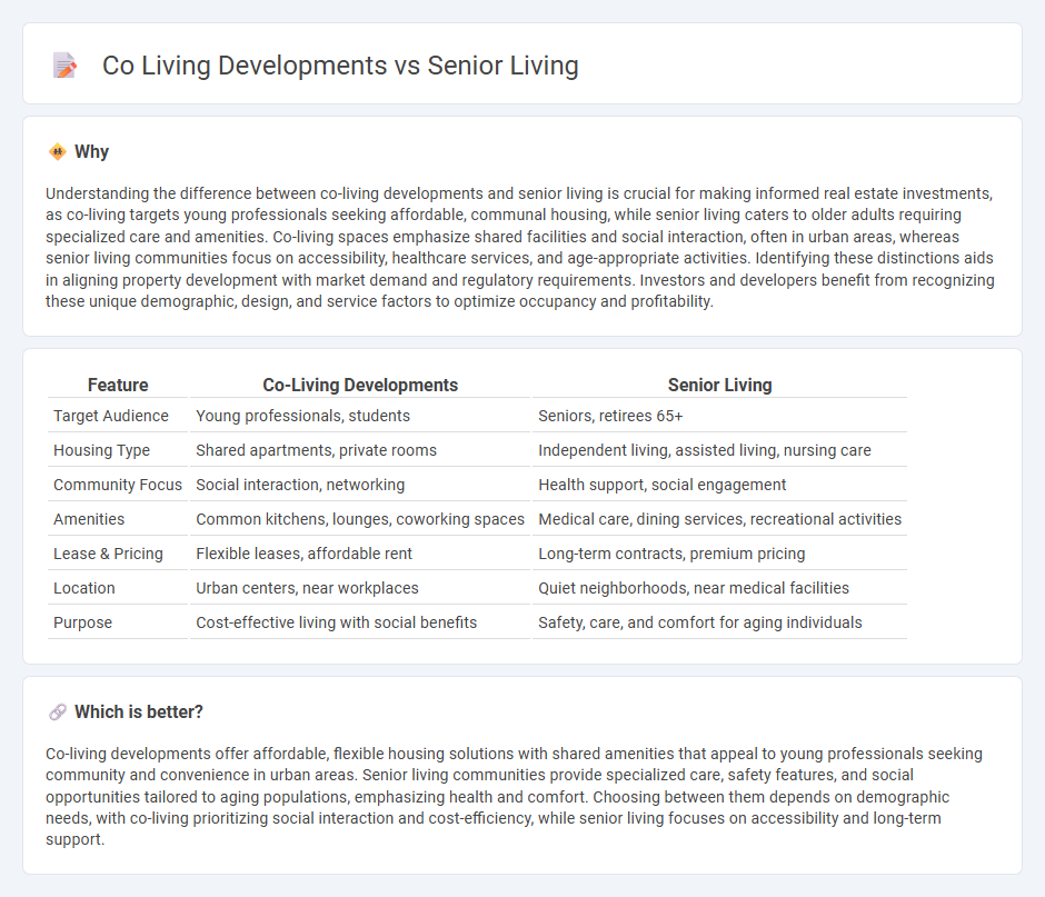 Co Living Developments vs Senior Living in Real Estate