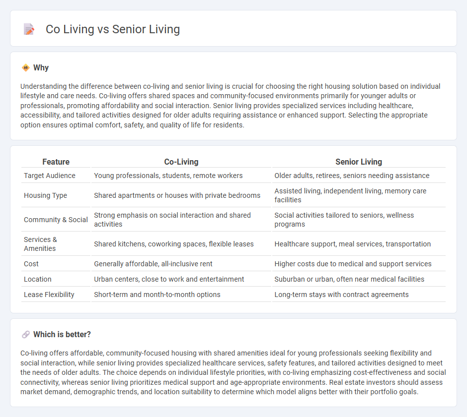 Co Living vs Senior Living in Real Estate