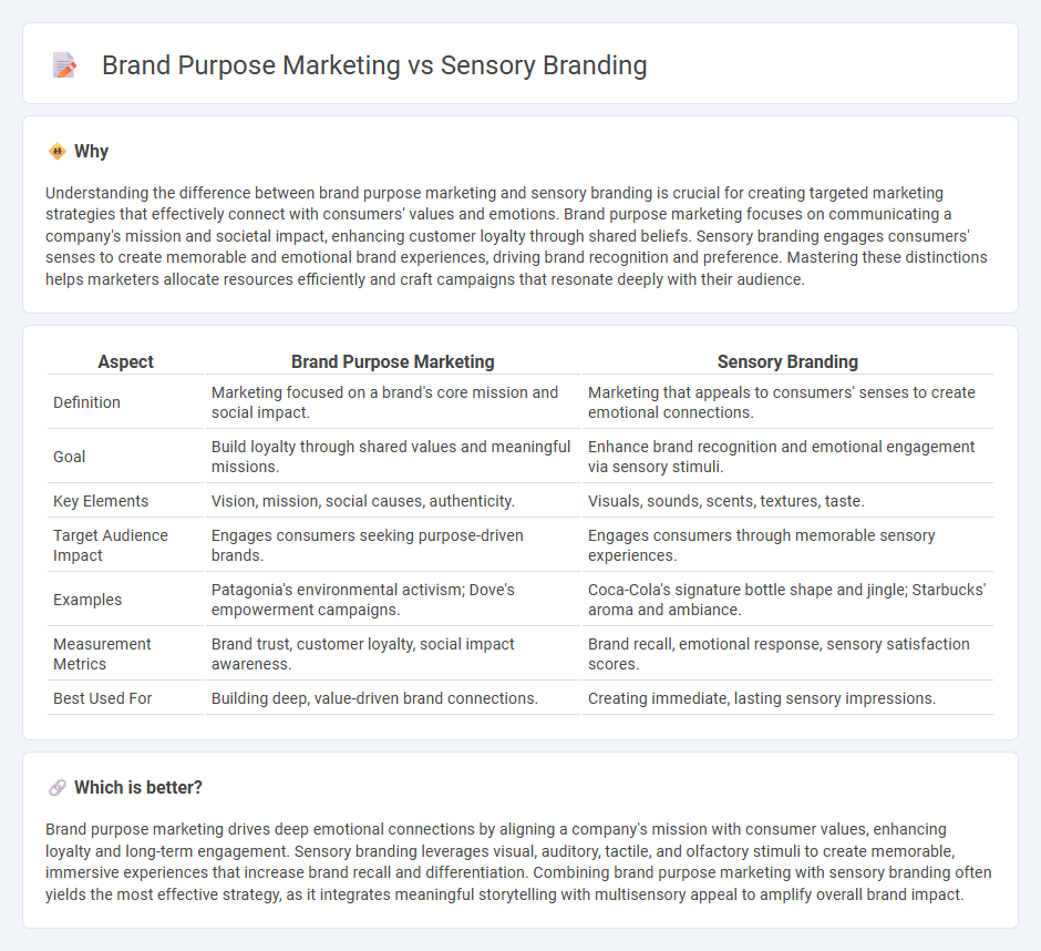 Brand Purpose Marketing vs Sensory Branding in Marketing