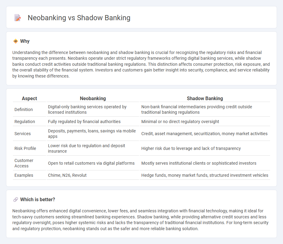 Neobanking vs Shadow Banking in Banking