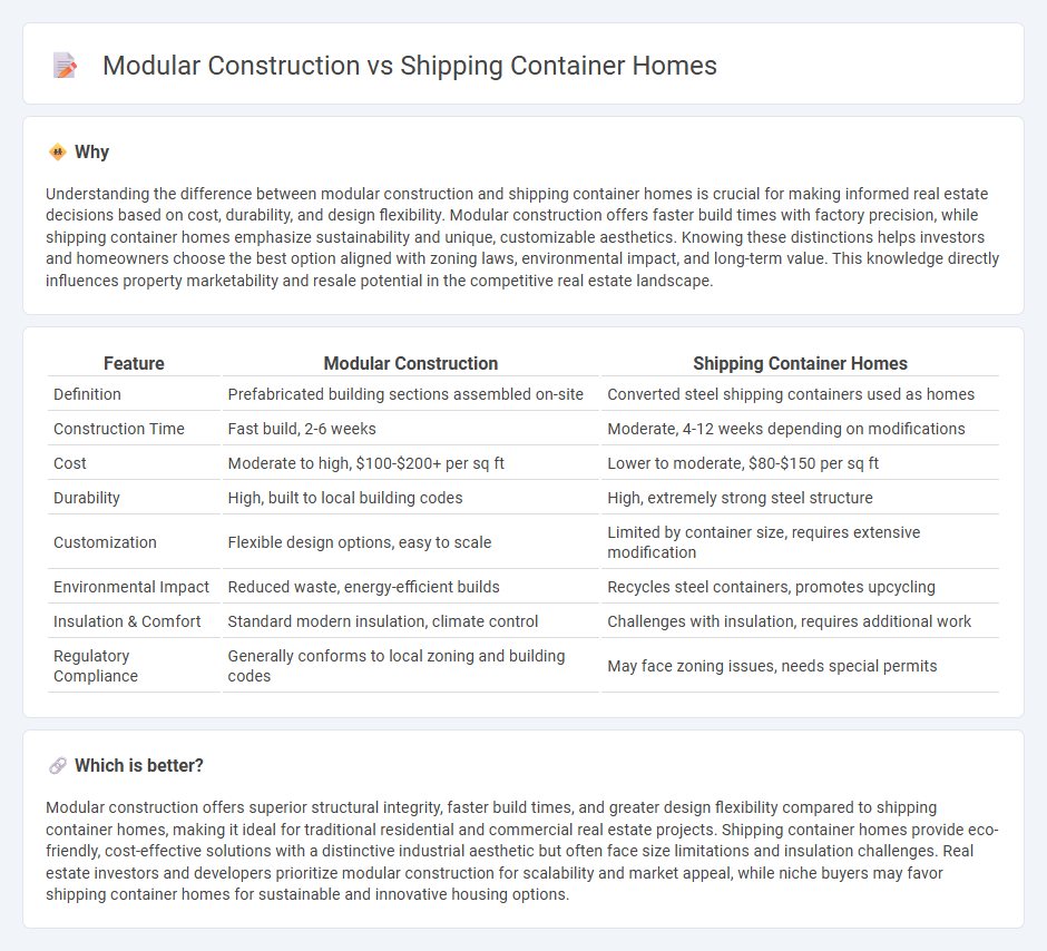 Modular Construction vs Shipping Container Homes in Real Estate