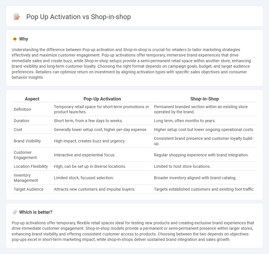 Pop Up Activation vs Shop-In-Shop in Retail