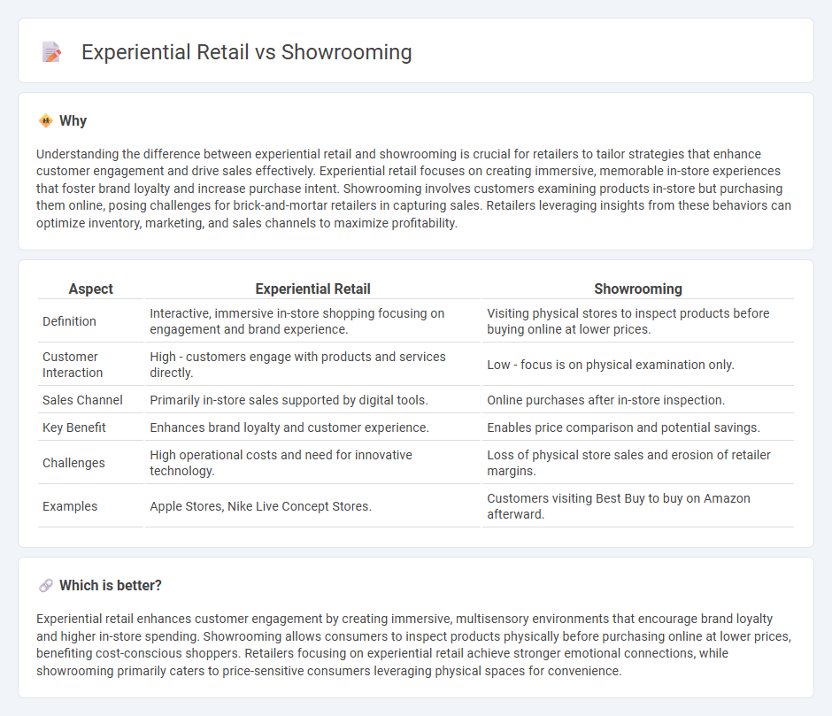 Experiential Retail vs Showrooming in Retail