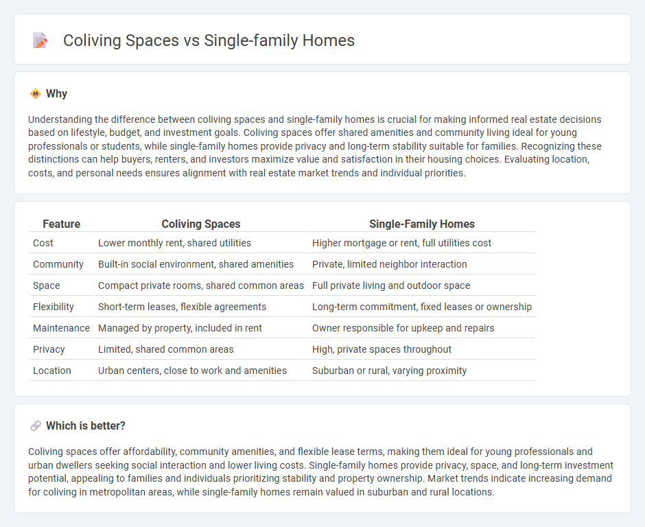 Coliving Spaces vs Single-Family Homes in Real Estate