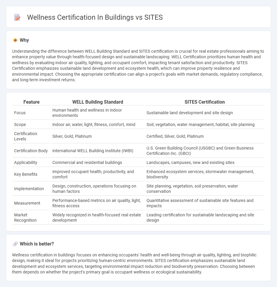 Wellness Certification In Buildings vs Sites in Real Estate