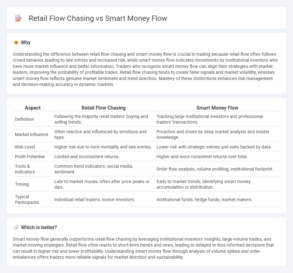 Retail Flow Chasing vs Smart Money Flow in Trading