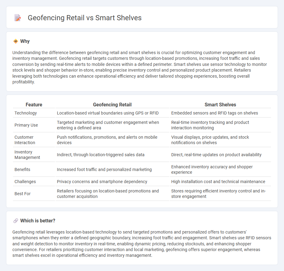 Geofencing Retail vs Smart Shelves in Retail