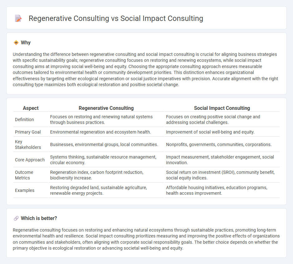 Regenerative Consulting vs Social Impact Consulting in Consulting