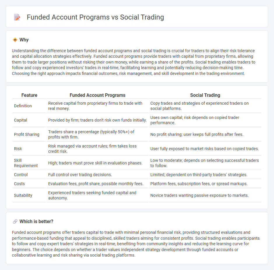 Funded Account Programs vs Social Trading in Trading