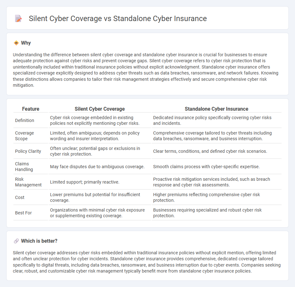 Silent Cyber Coverage vs Standalone Cyber Insurance in Insurance