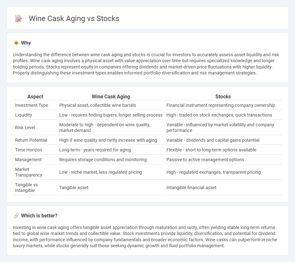 Wine Cask Aging vs Stocks in Investment