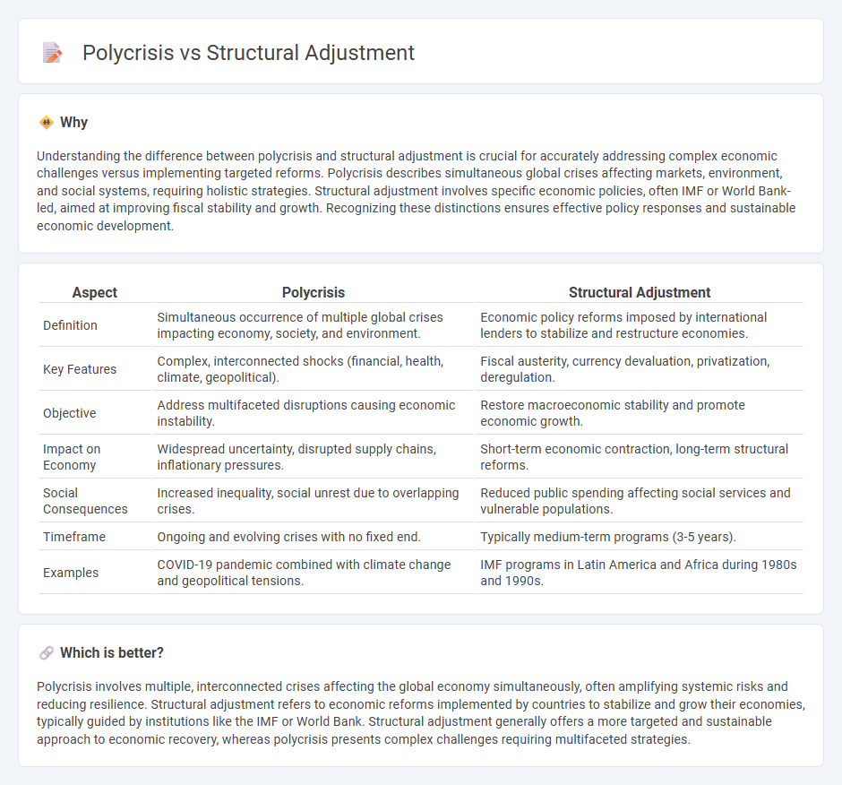 Polycrisis vs Structural Adjustment in Economy
