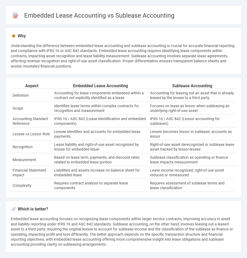 Embedded Lease Accounting vs Sublease Accounting in Accounting