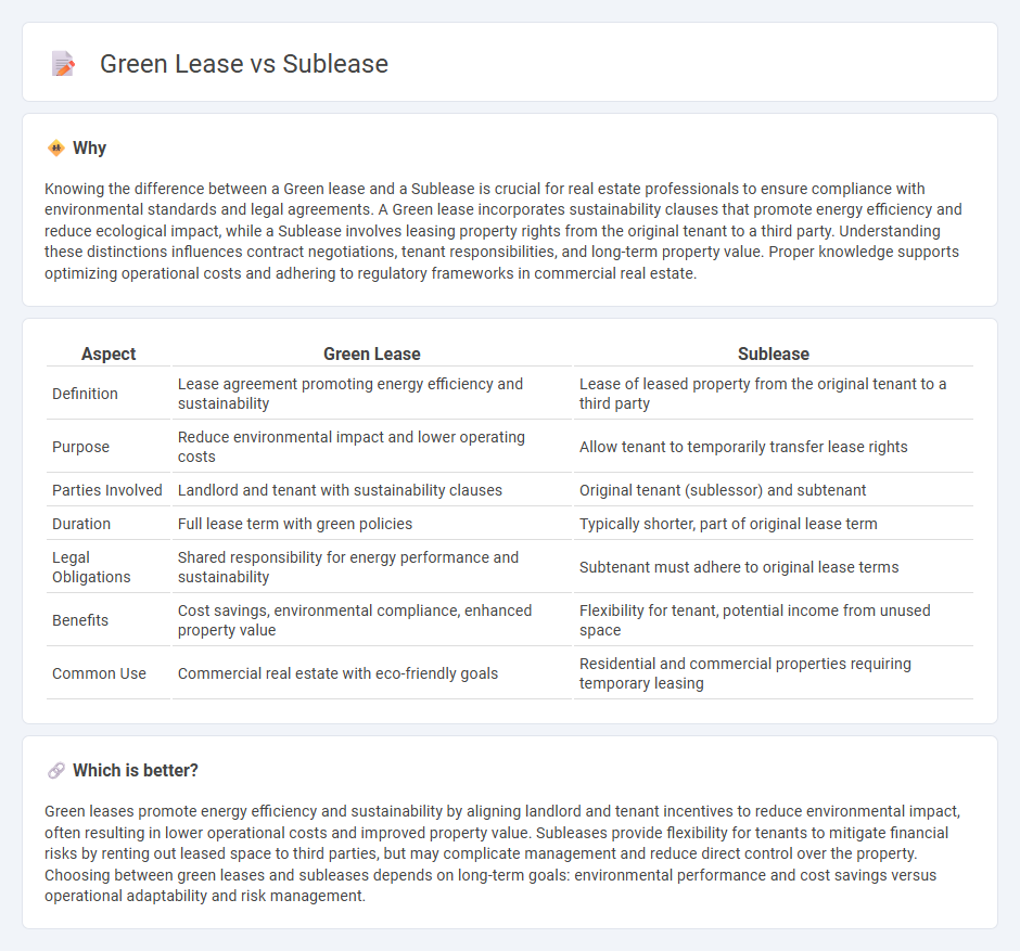 Green Lease vs Sublease in Real Estate