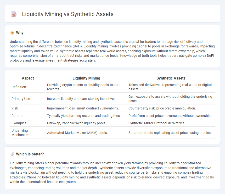 Liquidity Mining vs Synthetic Assets in Trading