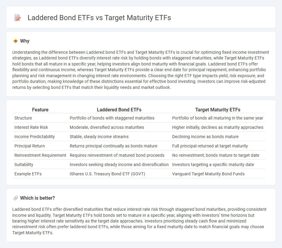 Laddered Bond Etfs vs Target Maturity Etfs in Finance