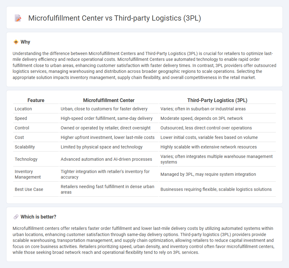 Microfulfillment Center vs Third-Party Logistics (3Pl) in Retail