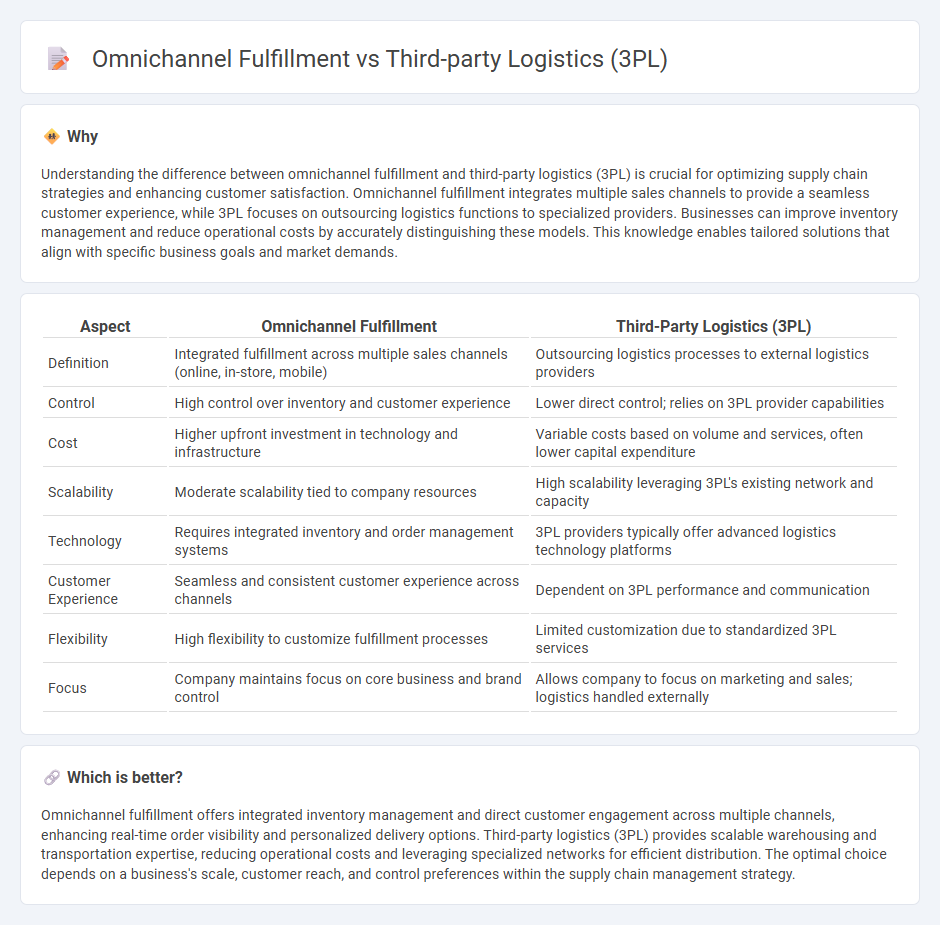 Omnichannel Fulfillment vs Third-Party Logistics (3Pl) in Logistics