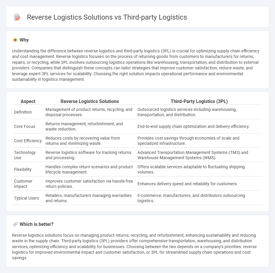 Reverse Logistics Solutions vs Third-Party Logistics in Logistics