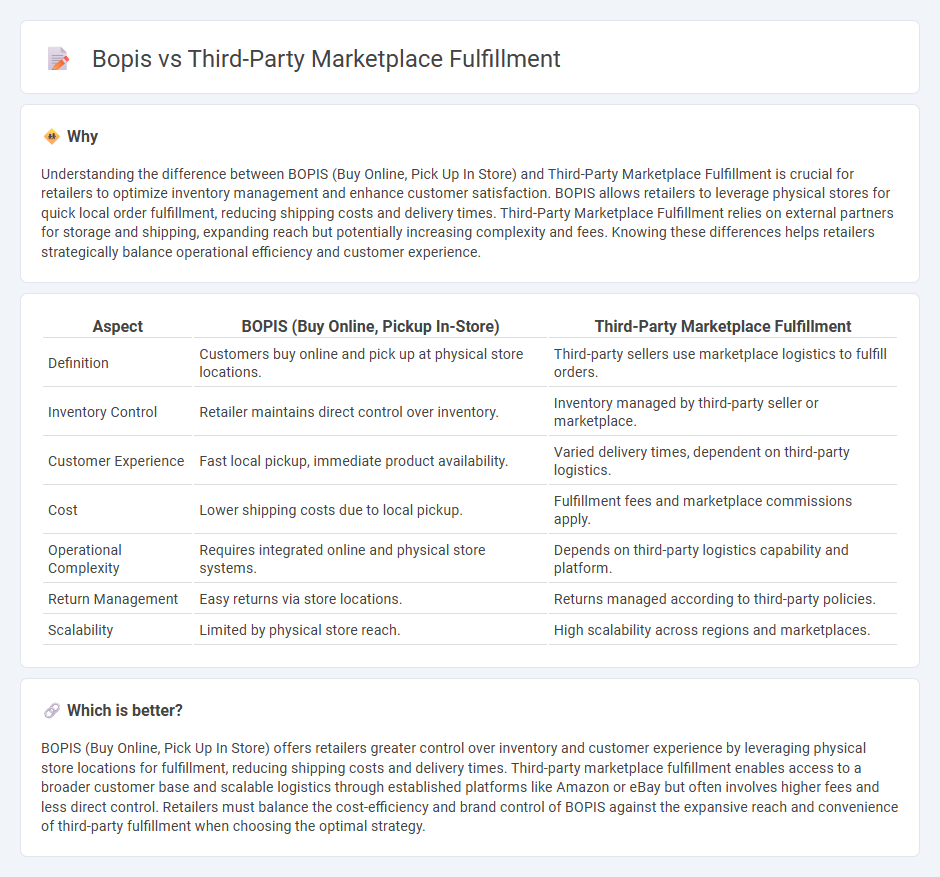 Bopis vs Third-Party Marketplace Fulfillment in Retail