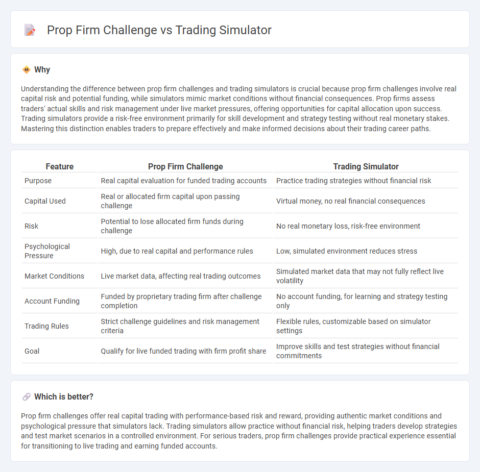 Prop Firm Challenge vs Trading Simulator in Trading