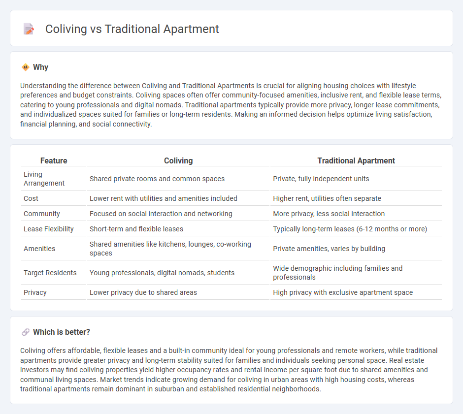 Coliving vs Traditional Apartment in Real Estate