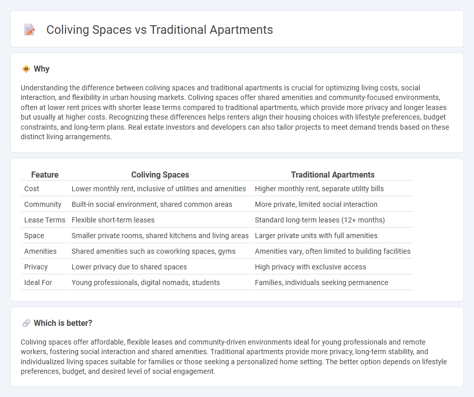 Coliving Spaces vs Traditional Apartments in Real Estate