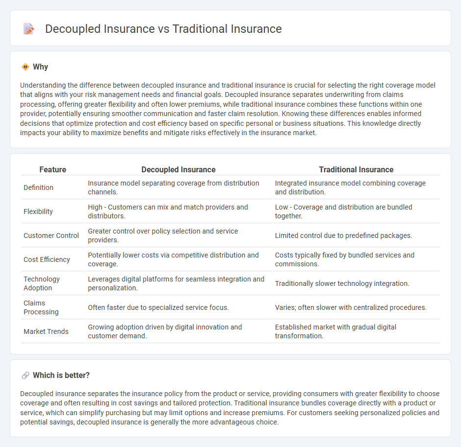 Decoupled Insurance vs Traditional Insurance in Insurance