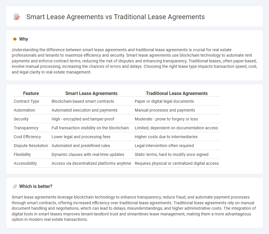 Smart Lease Agreements vs Traditional Lease Agreements in Real Estate