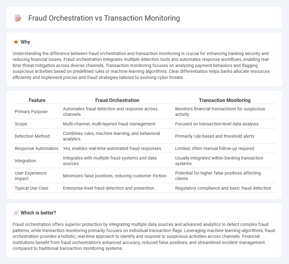 Fraud Orchestration vs Transaction Monitoring in Banking