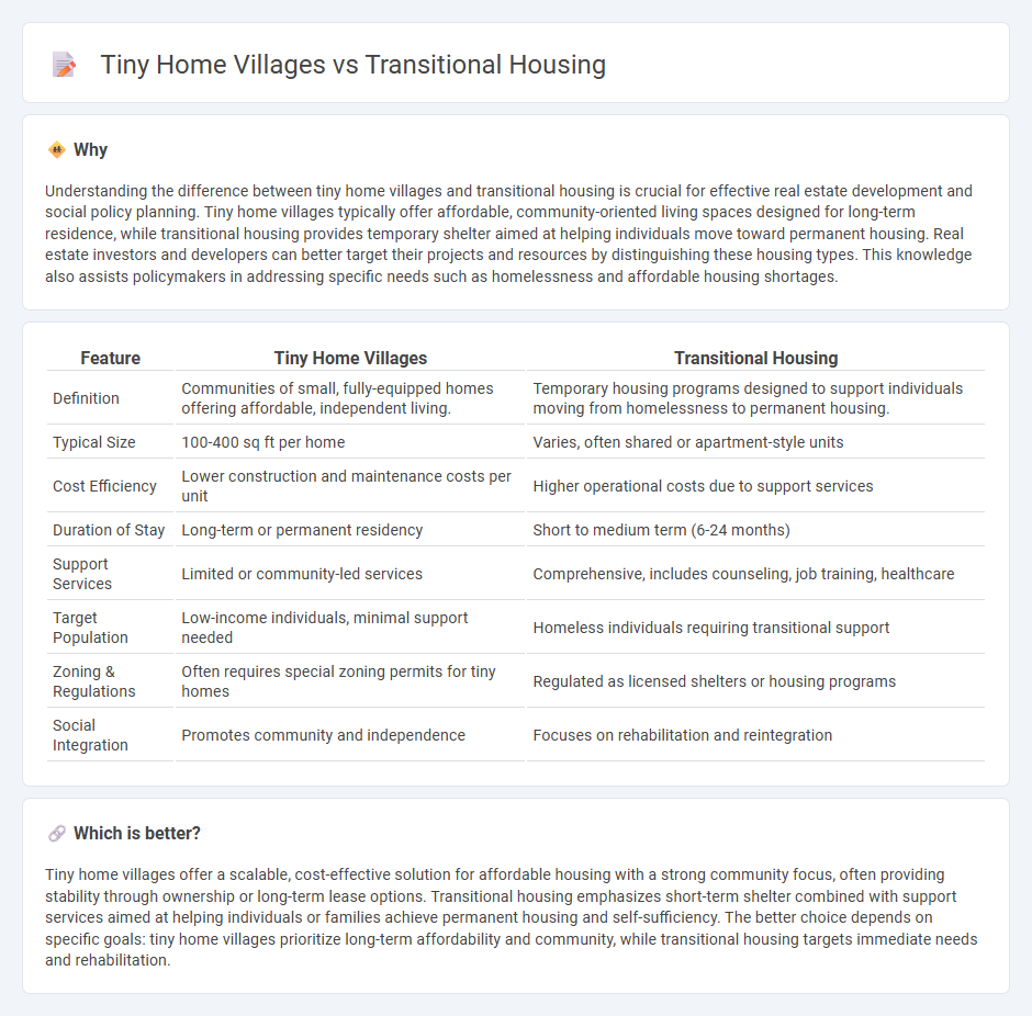 Tiny Home Villages vs Transitional Housing in Real Estate