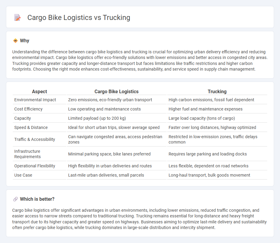Cargo Bike Logistics vs Trucking in Logistics